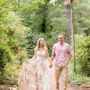 Lulus elegantly inclined wrap maxi dress